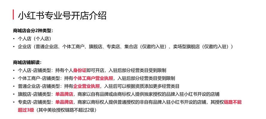 小红书商城入驻攻略（教你快速完成小红书商城入驻，轻松开拓电商市场）