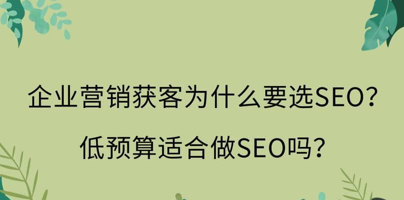 SEO优化方案与费用预算详解（了解如何制定合理的SEO优化方案以及预算规划）