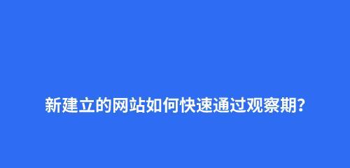 打造全新网站排名的方法（提升网站SEO效果）