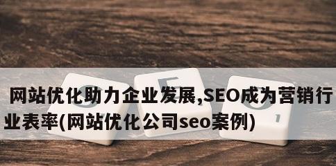 SEO优化选择技巧（如何选择适合的提高网站排名）