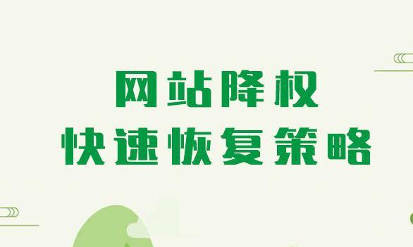 观察网站被降权征兆快速恢复的技巧（如何通过观察网站被降权的征兆来快速恢复网站排名）